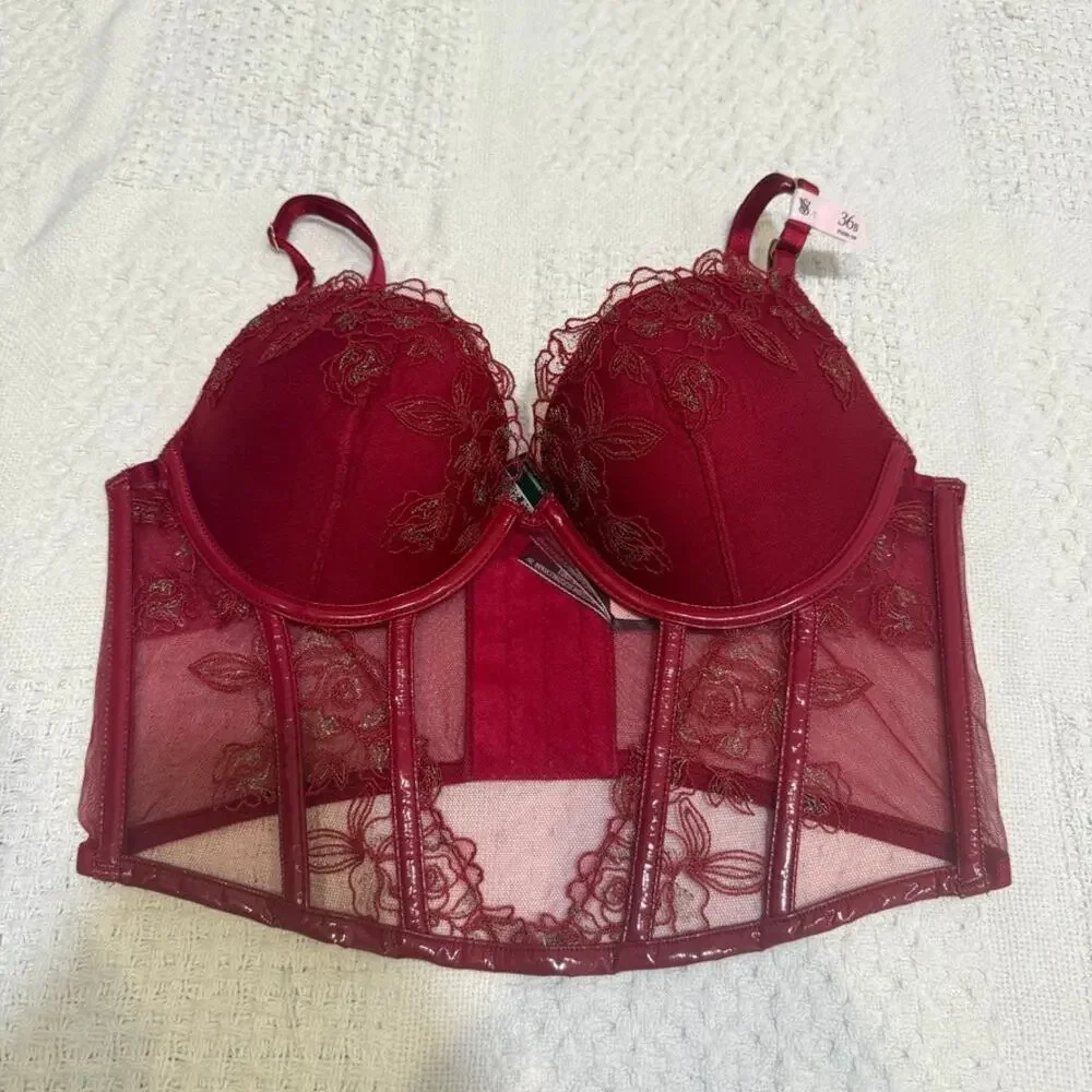 Victoria's Secret 36B Very Sexy Midnight Affair push-up corset BC3 3227 - Picture 8 of 10
